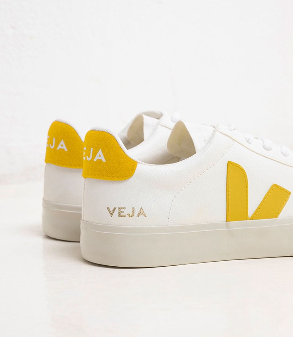 Veja Sneakers Mens - Campo Chromefree - White - 5629IEPZB